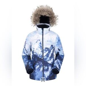 Nordic Extreme Printed Womens Ski snowboard Jacket medium sizes 8-10
